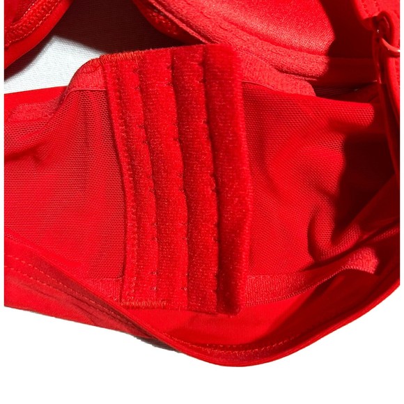 Swim by Cacique Off The Shoulder Blouson Swimsuit One Piece Bandeau Bra 46DD - Picture 12 of 16